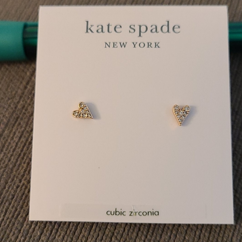 ******SOLD******Kate Spade  heart shaped earrings!